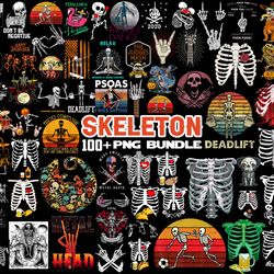 Skeleton Png Sublimation Design Bundle, Hand Drawn Skeleton Png, Skeleton Clipart, Skeleton Png Bundle, Skull Png, Digit