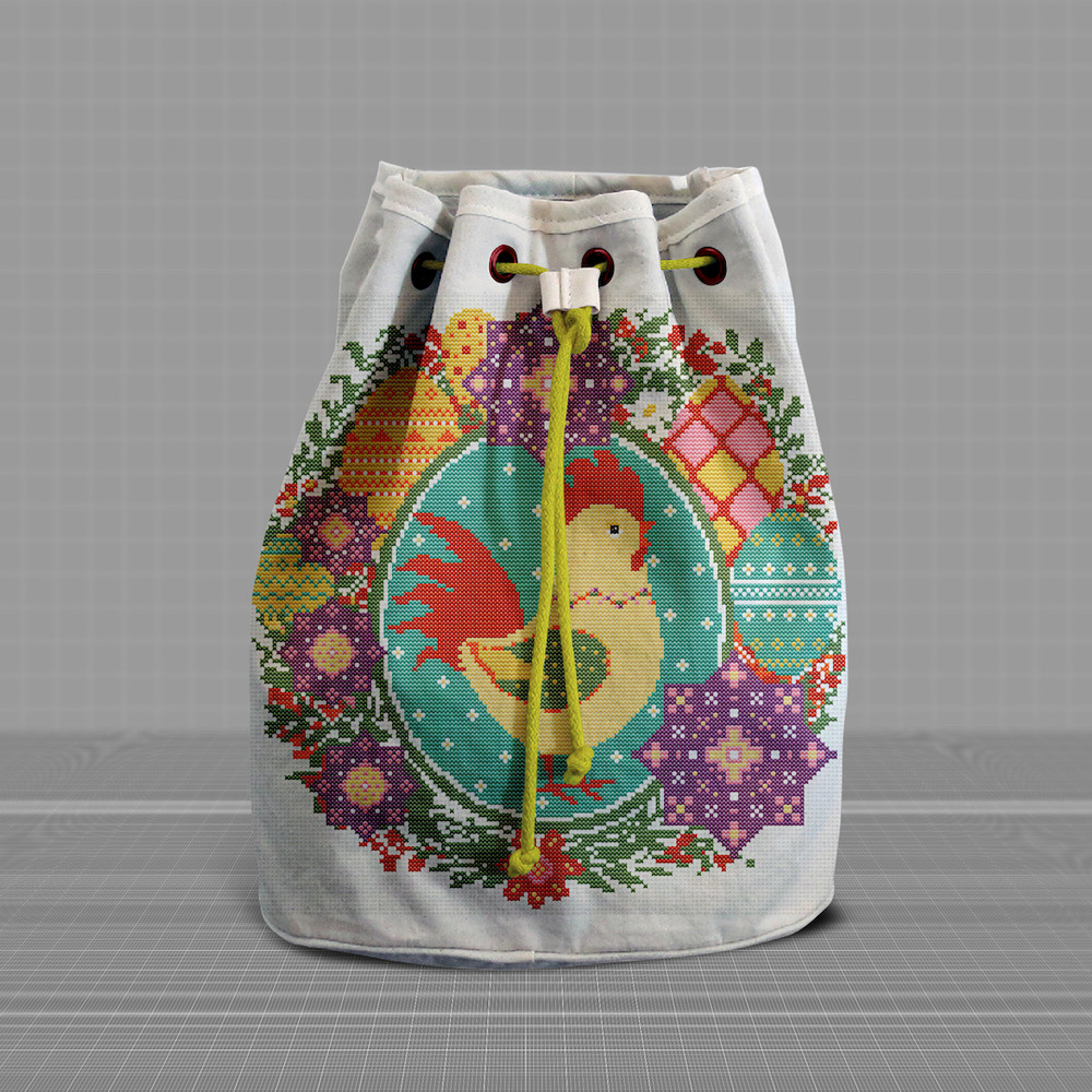 9 Easter Spring Rooster cross stitch pattern.jpg