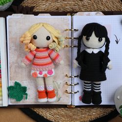 wednesday & enid crochet pattern amigurumi eng pdf
