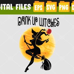 drink up witches svg, funny witch costume svg, eps, png, dxf, digital download