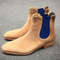 Men's Handmade Beige Suede Chelsea Boots.jpg