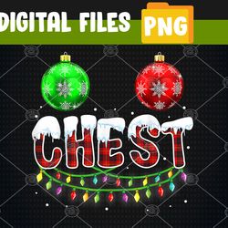Chest Nuts Christmas Funny Matching Couple Chestnuts PNG, Digital Download