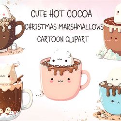 05 files of hot cocoa with marshmallows png merry christmas sublimation