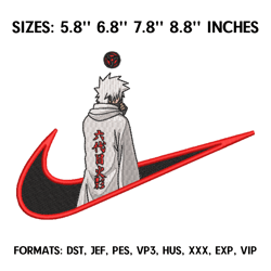 hatake kakashi embroidery design file pes, anime design naruto, embroidery pattern. anime naruto art, anime pes design