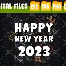 2023 happy new year eve party party svg, eps, png, dxf, digital download