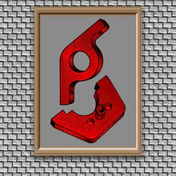 digital wall abstract steampunk posters