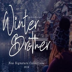 winter brother trending fonts - digital font