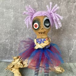 This handmade, Creepy Doll is the memorable gift for that special someone this Halloween.