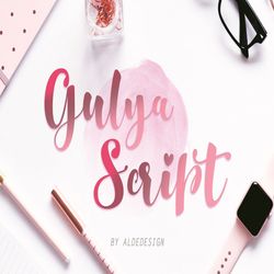 gulya script trending fonts - digital font