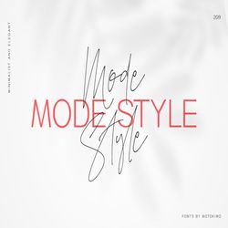 mode style font duo trending fonts - digital font