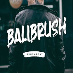 balibrush – rough marker font trending fonts - digital font
