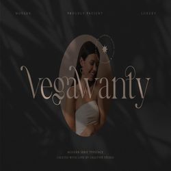 vegawanty modern serif trending fonts - digital font