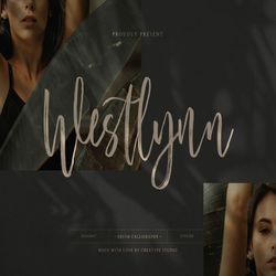 westlynn brush calligraphy trending fonts - digital font