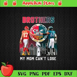Brothers Travis Kelce And Jason Kelce My Mom Cant Lose Png