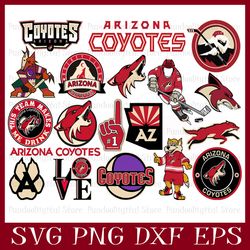 Arizona Coyotes svg, Arizona Coyotes Bundle,Arizona Coyotes logo, nhl Bundle, nhl Logo, nhl ,svg, png, eps,dxf