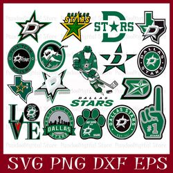 Dallas Stars svg, Dallas Stars Bundle, Dallas Stars logo, nhl Bundle, nhl Logo, nhl ,svg, png, eps,dxf