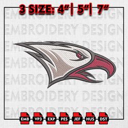 North Carolina Central Eagles Embroidery file, NCAA D1 teams Embroidery Designs, Machine Embroidery Pattern