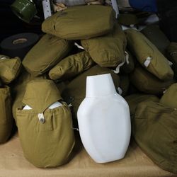 1pcs flask afghan war soviet russian army military bottle soldier drink jar canteen