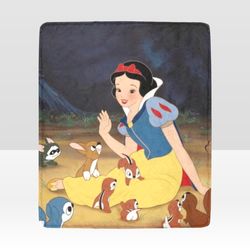 Snow White Blanket Lightweight Soft Microfiber Fleece