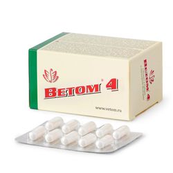Probiotic Microorganisms Stomach Intestines microflora restoration Betom Vetom 4 , 50 capsules