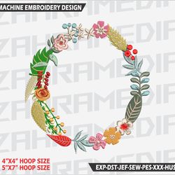 flower , machine embroidery design, files, instant download