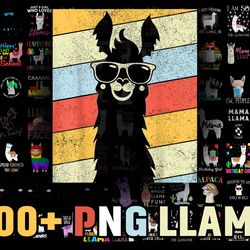 llamas png bundle,alpaca,cactus,animal ,graphic,,instant download,llama lover png,no prob-llama