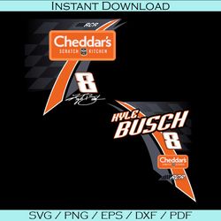 kyle busch richard childress signature png sublimation designs