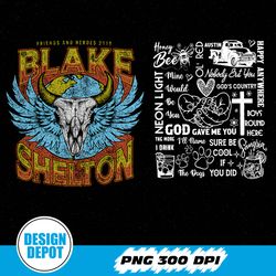 Blake Shelton 2023 Tour Png, Back To The Honky Tonky Png, Blake Shelton Png, Blake Shelton Tour Png, Blake Shelton, New