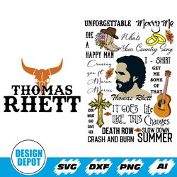 Thomas Rhett Cow Skull Svg, Thomas Rhett Svg, Thomas Rhett Png, Country Music Svg, Western Music Svg, Thomas Rhett Fan P