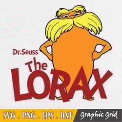 lorax svg, lorax head svg, dr seuss svg cut file, read across america svg, shirt design, sublimation, iron on transfer f
