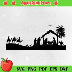 nativity svg, belief svg, individual opinion svg, hope svg