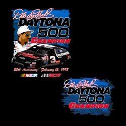 Dale Sr Daytona 500 Win Anniversary PNG Sublimation Designs