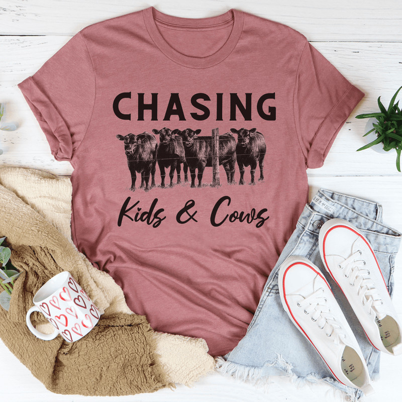 Chasing Kids & Cows Tee
