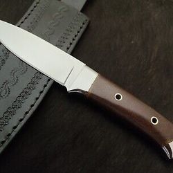 "Stainle-steel-Knife"Hunting-knife-with sheath"fixed-blade-Camping-knife, Bowie-knife, Handmade-Knives, Gifts-For-Me"n