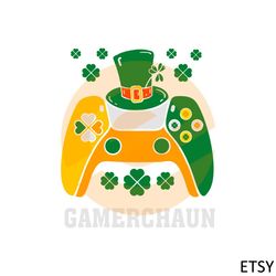 video game st patricks day st patricks day gamerchaun svg