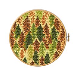 autumn forest - cross stitch pattern