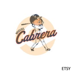 miguel cabrera caricature svg for cricut sublimation files