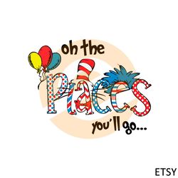 oh the places you will go student teacher school reading svg