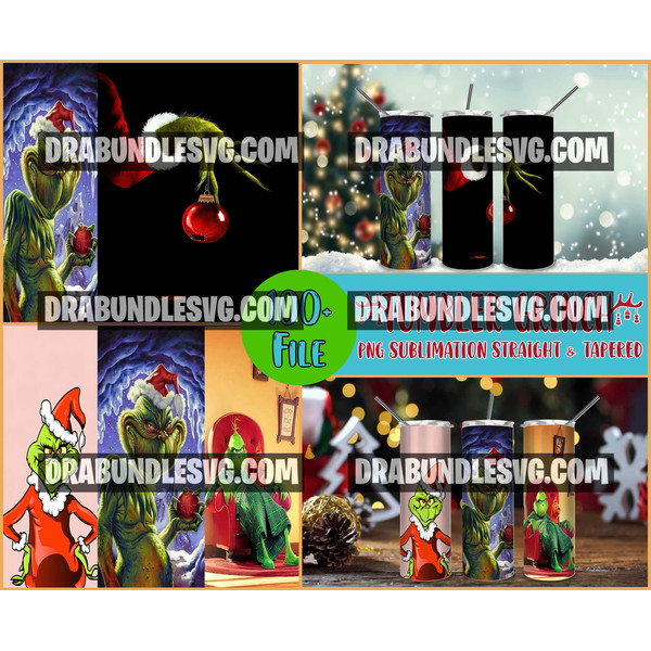 100 Grinch Tumbler 20 oz Skinny, Grinch Tumbler Sublimation Designs, Grinch Full Tumbler Wrap, Digital Downloads.jpg