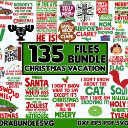 130 Christmas Vacation svg Bundle , Clark GrisWold svg , tree topper svg, Logo cricut silhouette, Christmas SVG Bundle I