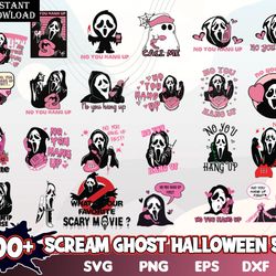 145 Scream svg, Ghost face svg, Scream You Hang up SVG, Scream ghost face no you hang up first SVG, halloween svg, witch