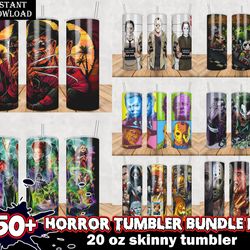 150 Horror Sublimation Design Bundle Tumbler, Straight, Tapered Design, Tumbler Designs, Tumbler Wraps, Metal Tumblers D