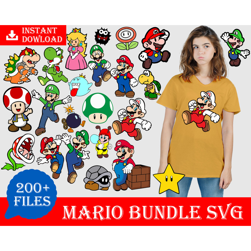 200 Super Mario Bundle SVG, Super Mario Svg, Super Mario Game Svg, Super Mario Lovers, Super Mario Gifts, Video Game Svg, Game Svg, Instant download.jpg
