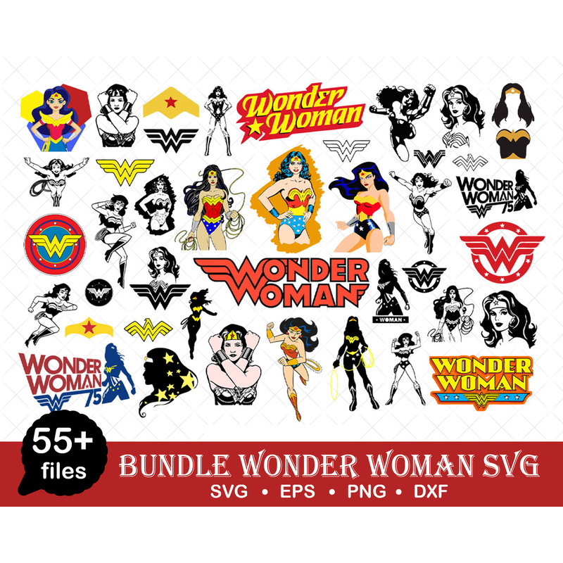 55 Wonder Woman SVG, Afro Girl Svg, Afro Queen Svg, Afro Lady Svg, Curly Hair Svg, Black Woman, For Cricut, For Silhouette, Cut Files, Dxf, Png.jpg