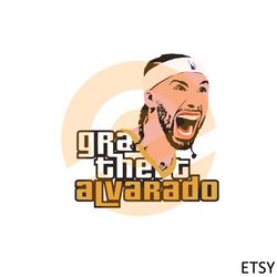 grand theft alvarado nba jose alvarado svg cutting files