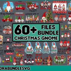 60 Files Christmas Gnome Png Bundle, Merry Christmas Png, Christmas Shirt Png, Funny Christmas Png, Christmas Tree Png,