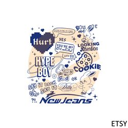 newjeans track list danielle haerin hyein minji merch svg