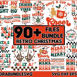 90 Retro Christmas Sublimation, Christmas Svg, Christmas Tshirt, Sublimation, Cowboy Santa SVG, Retro Christmas png, Tis