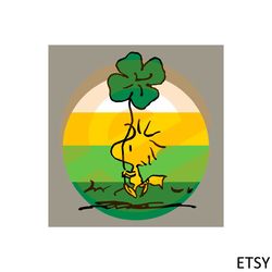 peanuts woodstock shamrock peanuts st patrick's day svg