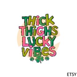 lucky vibes st patricks day svg for cricut sublimation files